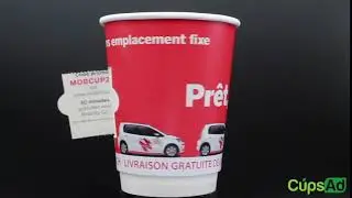CupsAd -  Gobelet publicitaire - Campagne Mobility GO - Coupon