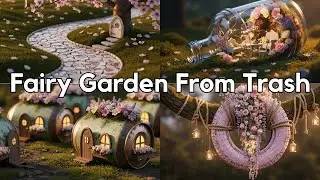 Build a Magical Fairy Garden for $0 💰 20+ Genius Upcycled Ideas!