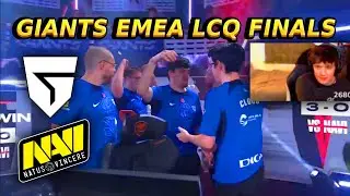 Sliggy Reacts to Giants WINNING EMEA LCQ Grand Final GIA vs NAVI Valorant