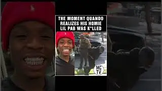 MOMENT #QUANDORONDO REALIZES HIS HOMIE LIL PAB DIDN&rsquo;T MAKE IT 🙏🕊😢