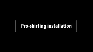 pro-skirting installation butech | EN