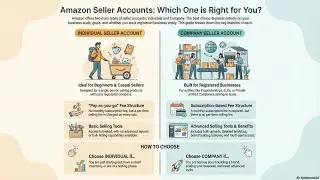 Individual vs Company Seller Account on Amazon | Beginner Guide