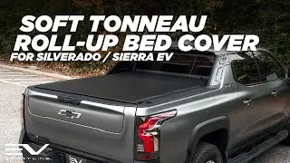 Мягкий сворачивающийся чехол для кузова Chevy Silverado EV / GMC Sierra EV Truck Lo Pro - простая...