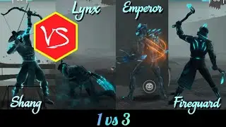 Shang's Best Match | 1 vs 3 | MONKEY DEBATES | Shang vs Lynx|Emperor|Fireguard | Shadow Fight Arena