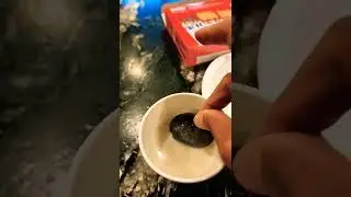ASMR MOST SATISFYING DIPPING OREO COOKIES IN MILK! #oreo #milk #dipping #asmr #shorts #short #fun
