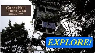 Exploring the Great Hill Firetower in Tamworth NH