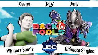 Back To Pools - Winners Semi Final - X'avier (Wii Fit Trainer) Vs. Dany (Wolf) - SSBU