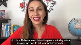 CV/ Resume and how to list your achievements in a compelling way
