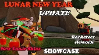 New LUNAR NEW YEAR Update In TDS! Rocketeer Rework + New Skins || Tower Defense Simulator
