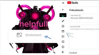 Tutorial on how to end screen your videos