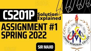 CS201P Spring 2022 - Assignment 1 Complete Solution (Majid)