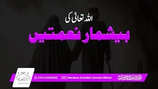 اللہ تعالیٰ کی بیشمار نعمتیں | Countless Blessings of Allah | Molana Abdullah Ahmed