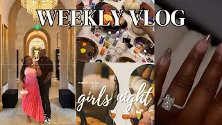 New ring upgrade! | Girls night paint & sip| Celebration Brandons Bday! | Entryway decor | & MORE