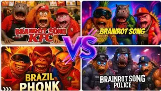 Brainrot rap KFC 🆚 Brainrot Argentine KIDS rap 🆚 Brazil PHONK SONG - Tiles Hop EDM Rush (part 3)