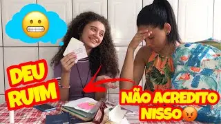 MINHA MÃE REAGINDO AO QUE SOBROU DO MEU MATERIAL ESCOLAR NO FIM DO ANO
