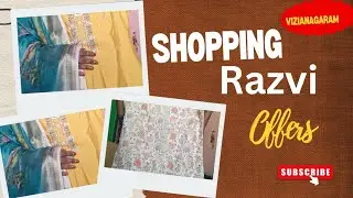 Last minute shopping 🛍️🛒 Vizianagaram Razvi shopping 🛍️ మంచి offers 😍🛍️🛒 Vizianagaram 
