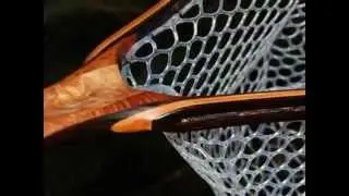 A Beautiful Eucalyptus Burl Fly Fishing Net