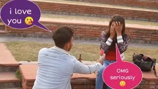 Prank on cute girl || Rose day prank || in India || Ayan Ali