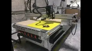 AXYZ, 4010, CNC Router, 5x10' with Vision System & Oscillating knife