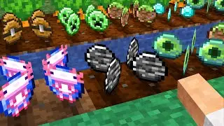 Minecraft pero Cultivo Diamantes de Cualquier Cosa