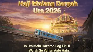 Haji Malang Urs 2026 | Funicular Train Se Ziyarat | Hindu Muslim Ekta Ki Misaal