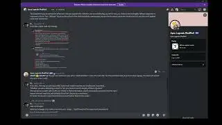 Message to apex discord members/users