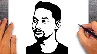 How to draw Will Smith
