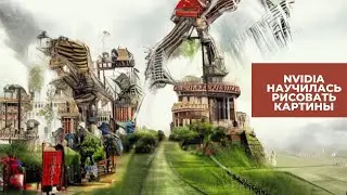 Нейросеть от Nvidia научилась рисовать картины по описанию !