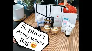 Sephora samples bag unboxing 2020