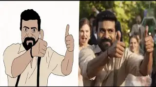 Nacho Nacho full video drawing meme |RRR-Ntr ram charan | funny drawing Meme |