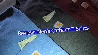 Review: Men's Carhartt T-Shirts with Pockets!