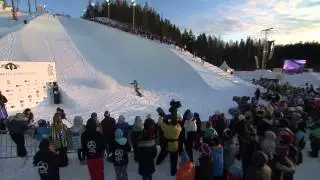 Christian Haller - Final run at the Arctic Challenge Halfpipe 2013