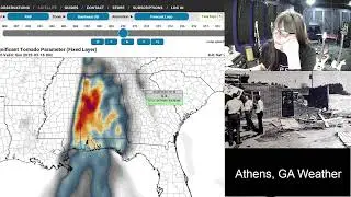 LIVE - Severe Weather outlook for Athens, GA today