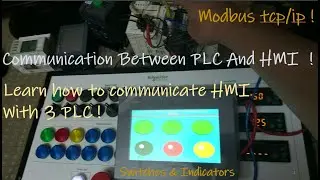 11.Schneider HMI Tutorials-Communication between M340 and HMI, Switches and Indicators