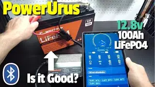 Аккумулятор PowerUrus 12 В 100 А&middot;ч LiFePO4 Bluetooth