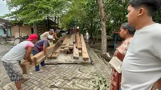 KAYU SOKO PENDOPONE LEK DAMIS WES TEKO-iki kudu wong sepuluh seng ngangkat nek ora ngono ora kuat😱🫣🫨