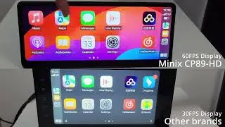 MINIX CP89--Experience unparalleled smooth performance with our 8.9-inch screen boasting 60fps