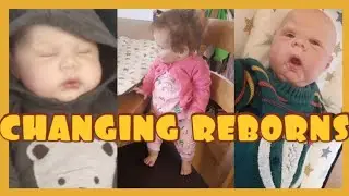 Changing 3 Reborn Babies cosy OOTD