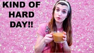 KIND OF HARD DAY/LOL PETS /BIG MESS IN BATHROOM VLOG