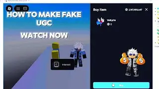 How to make fake ugc on roblox studio #roblox #video 