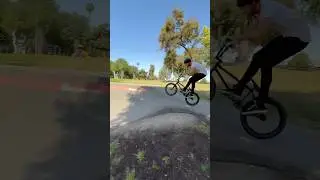 Testing out the new fly Bmx neutron at the Pump Track. Feels solid! #bmx #pumptrack #flybikes