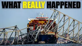 How a SHIP Collapse Francis Scott Key Bridge in Baltimore.