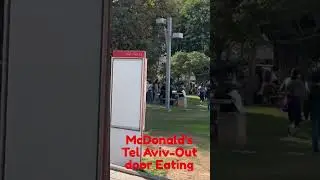 McDonald's in Tel Aviv Outdoor Eating#shorts