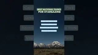 Best National Parks for Stargazing #nationalparks #nps #stargazing