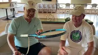 COACH ROB HAS A SURPRISE FOR ME! WHAT IS GOING ON WITH THIS BABOLAT PURE DRIVE?