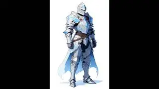 Full Turn Around, Knight Azul by Hozi