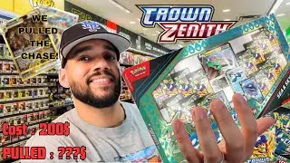 INSANE Pokemon Crown Zenith Box Opening ( Pulling the Chase and more!)