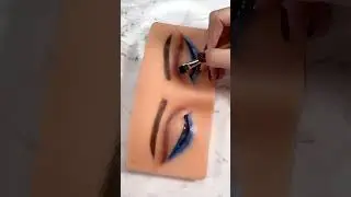 Neutral lid colors#Eyeshadowlook #Eyemakeup  #Smokeyliner #Bluesmokey #Eyemakeuptu #Make_uparist2023