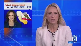 Kamala Harris enjoys wide lead in hypothetical governor's race