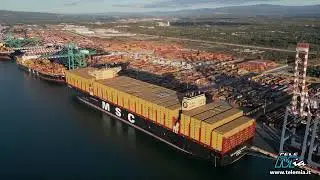 Msc Celestino Maresca, a Gioia Tauro la cerimonia di battesimo della nave dei record